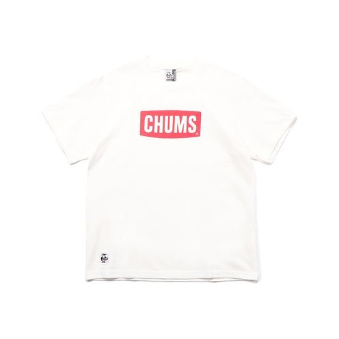 CHUMS Logo T-Shirt, White x Red