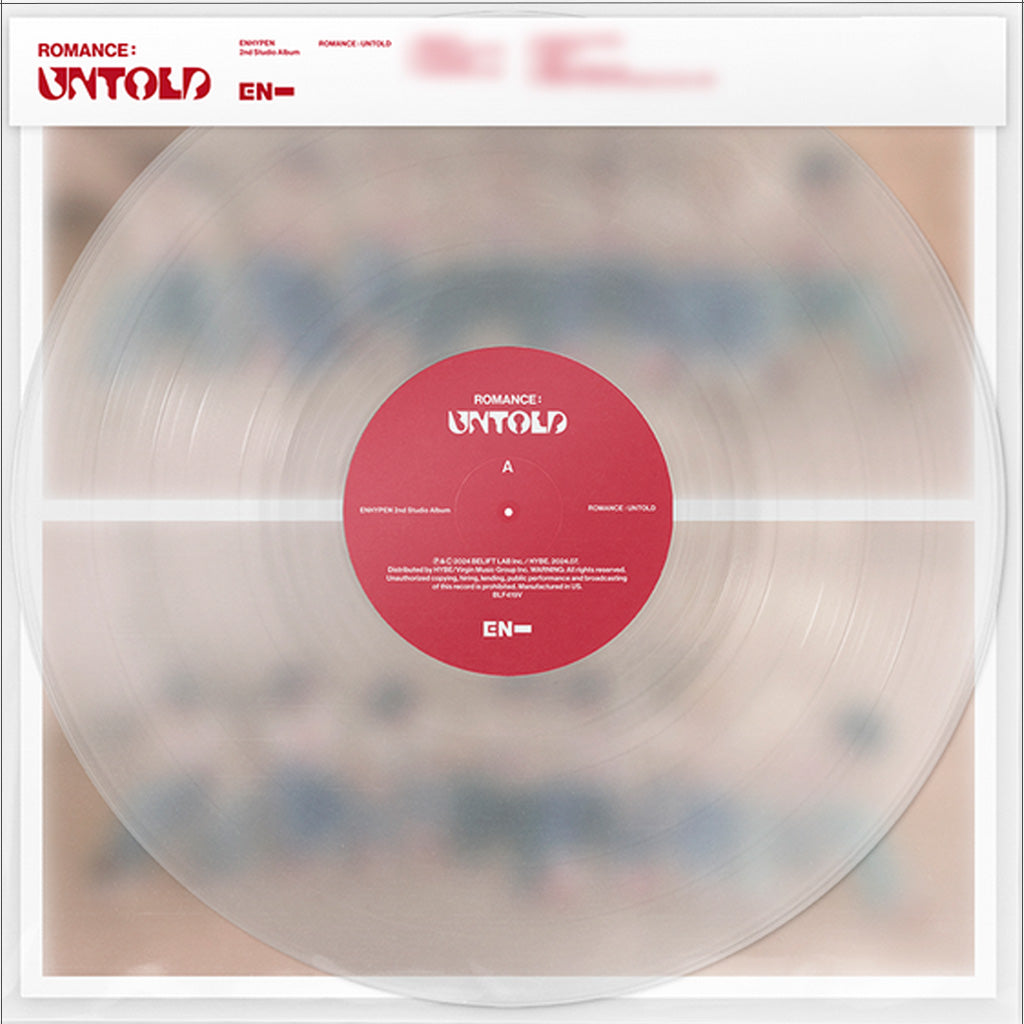 Romance: Untold (Clear Vinyl) - Enhypen (Vinyl) (AE) – Swee Lee