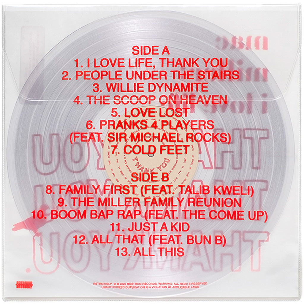 I Love Life, Thank You (Clear Vinyl) - Mac Miller (Vinyl) (AE