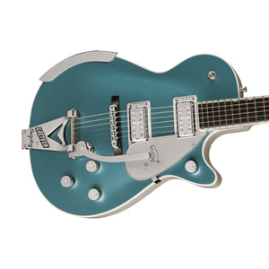 Gretsch G6134T-140 PRO 140th Penguin Solidbody Guitar w/Bigsby, 2-Tone Stone/Pure Platinum