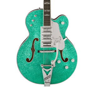 Gretsch G6136T Kenny Falcon II Electric Guitar w/String-Thru Bigsby, Early Summer Green Sparkle