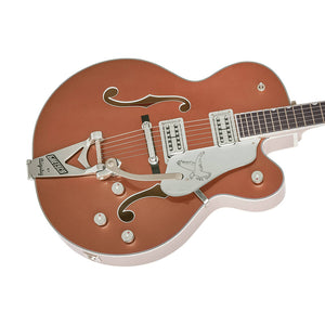 Gretsch G6136T Limited Ed Falcon Electric Guitar w/Bigsby, Ebony FB, 2-Tone Copper/Sahara Metallic