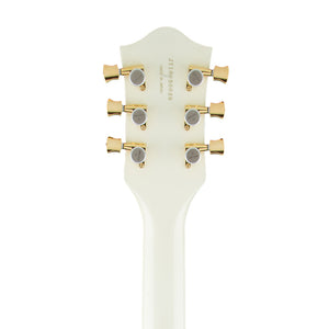 Gretsch G6609TG Players Edition Broadkaster Center Block Double-Cut Guitar w/Bigsby, Vintage White
