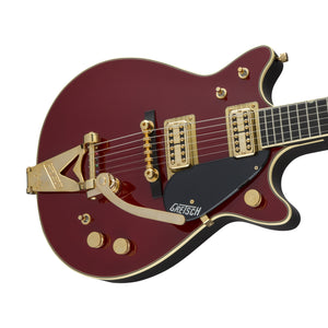 Gretsch G6131T-62 Vintage Select Edition 62 Duo Jet Electric Guitar, Firebird Red