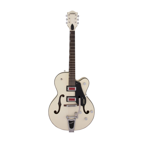 Gretsch G5410T Electromatic Rat Rod Hollow Body Single-Cut Guitar w/Bigsby, Matte Vintage White (B-Stock)