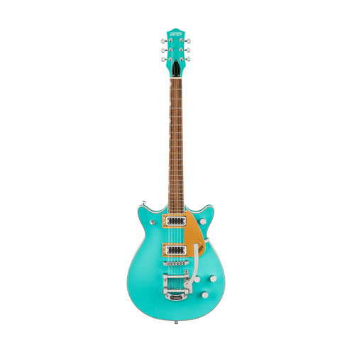 Gretsch G5232T Electromatic Double Jet FT Electric Guitar w/Bigsby, Laurel FB, Caicos Green
