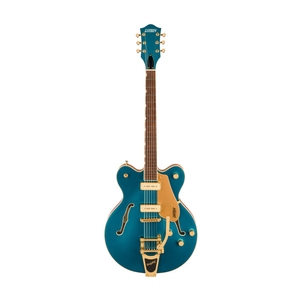 送料無料 GRETCH Electromatic ゴールド&グリーン H/C付 Gretsch Electromatic Pristine LTD Center Block Double-Cut
