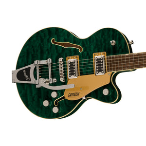 Gretsch G5655T-QM Electromatic Center Block Jr. Single-Cut Quilted w/ Bigsby Guitar, Maple FB, Mariana