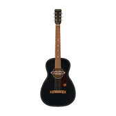 Gretsch Jim Dandy Deltoluxe Parlor Acoustic-Electric Guitar, Black