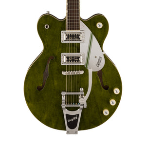 Gretsch G2604T Limited Edition Streamliner Rally II Center Block w/ Bigsby Electric Guitar, Laurel FB, Rally Green
