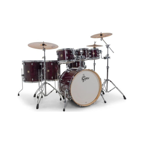Gretsch CM2-E627-PG Catalina Maple 7pcs Drum Shell Kit (22in Bass Drum), Purple Gloss