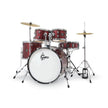 Gretsch RGE625RS Renegade 5-Piece Drum Kit w/Hardware+Cymbals(13H+15CR), Ruby Sparkle