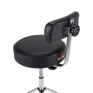 Gibraltar 9608HRTB 15inch Performance Stool w/Footrest, Hydraulic Round Seat