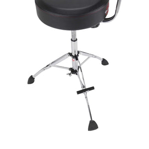 Gibraltar 9608HRTB 15inch Performance Stool w/Footrest, Hydraulic Round Seat