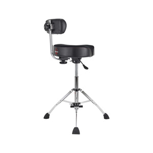 Gibraltar 9808HMTB 17inch Tall Performance Stool w/Footrest, Hydraulic Saddle Seat
