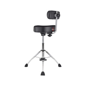 Gibraltar 9808HMTB 17inch Tall Performance Stool w/Footrest, Hydraulic Saddle Seat