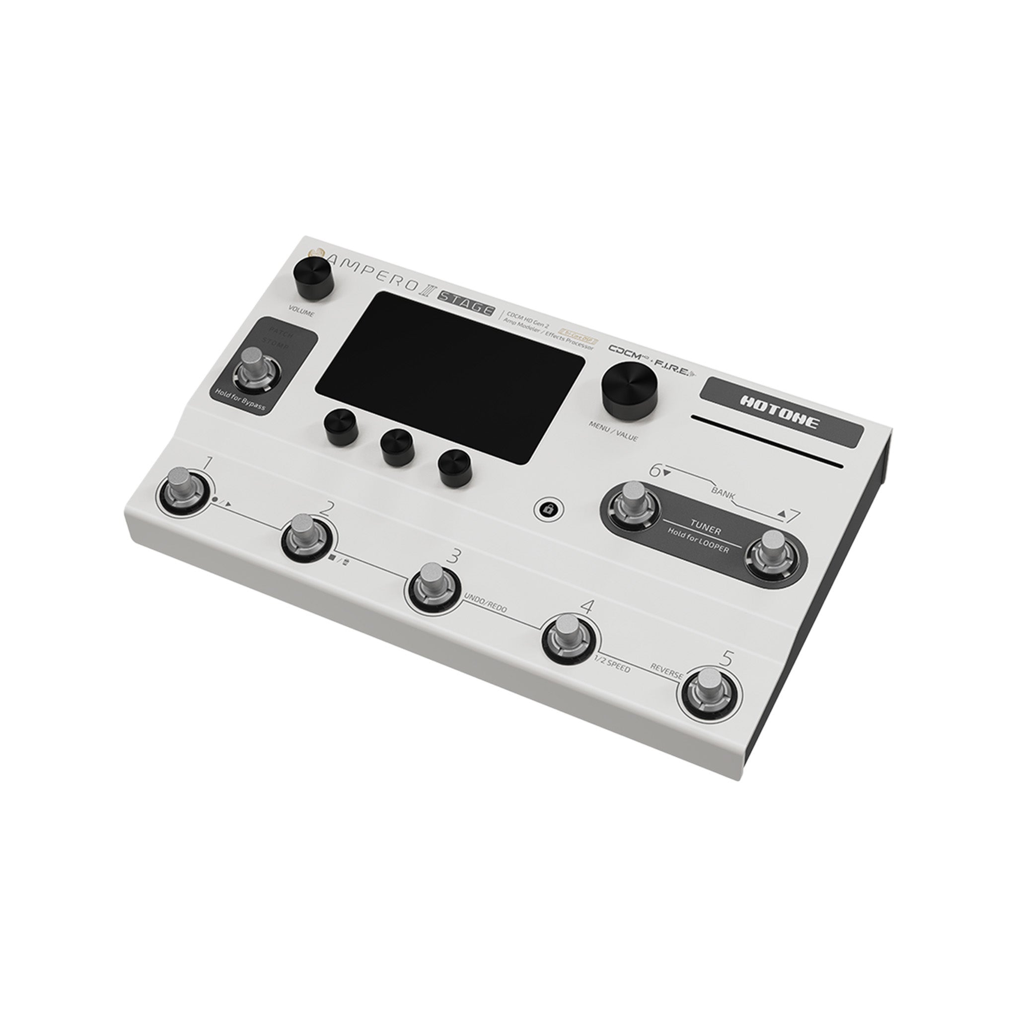 Hotone MP-380 Ampero II Stage Multieffects Pedal, Bundle – Swee
