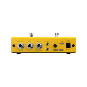 Hotone MP-50MG Ampero Mini Multieffects Pedal w/9V adapter, Marigold
