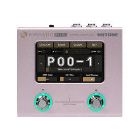 Hotone MP-50PT Ampero Mini Multieffects Pedal w/9V adapter, Purple