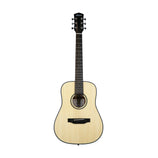 Harmony Foundation Series Terra ST Petite Dreadnought Acoustic Guitar w/Bag, Natural Satin