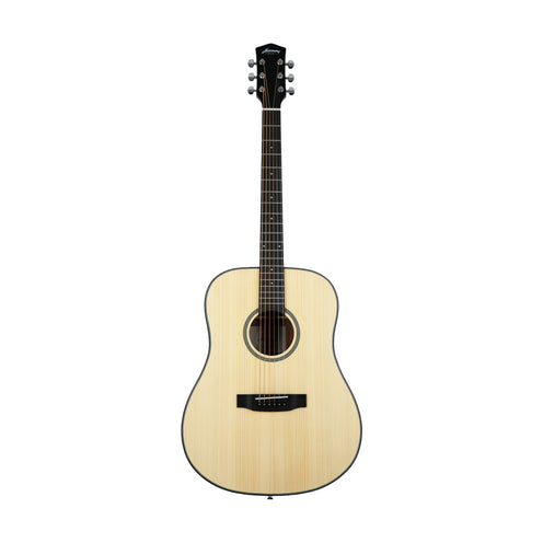 Harmony Foundation Series Terra ST Dreadnought Acoustic Guitar, Natural Satin