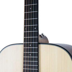 Harmony Foundation Series Terra ST Dreadnought Acoustic Guitar, Natural Satin