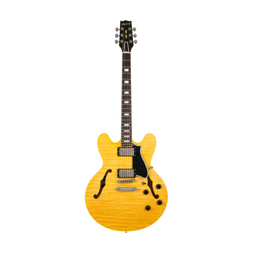 Heritage Custom Shop Core Collection H-535 Electric Guitar with Case, Antique Natural, Artisan Aged