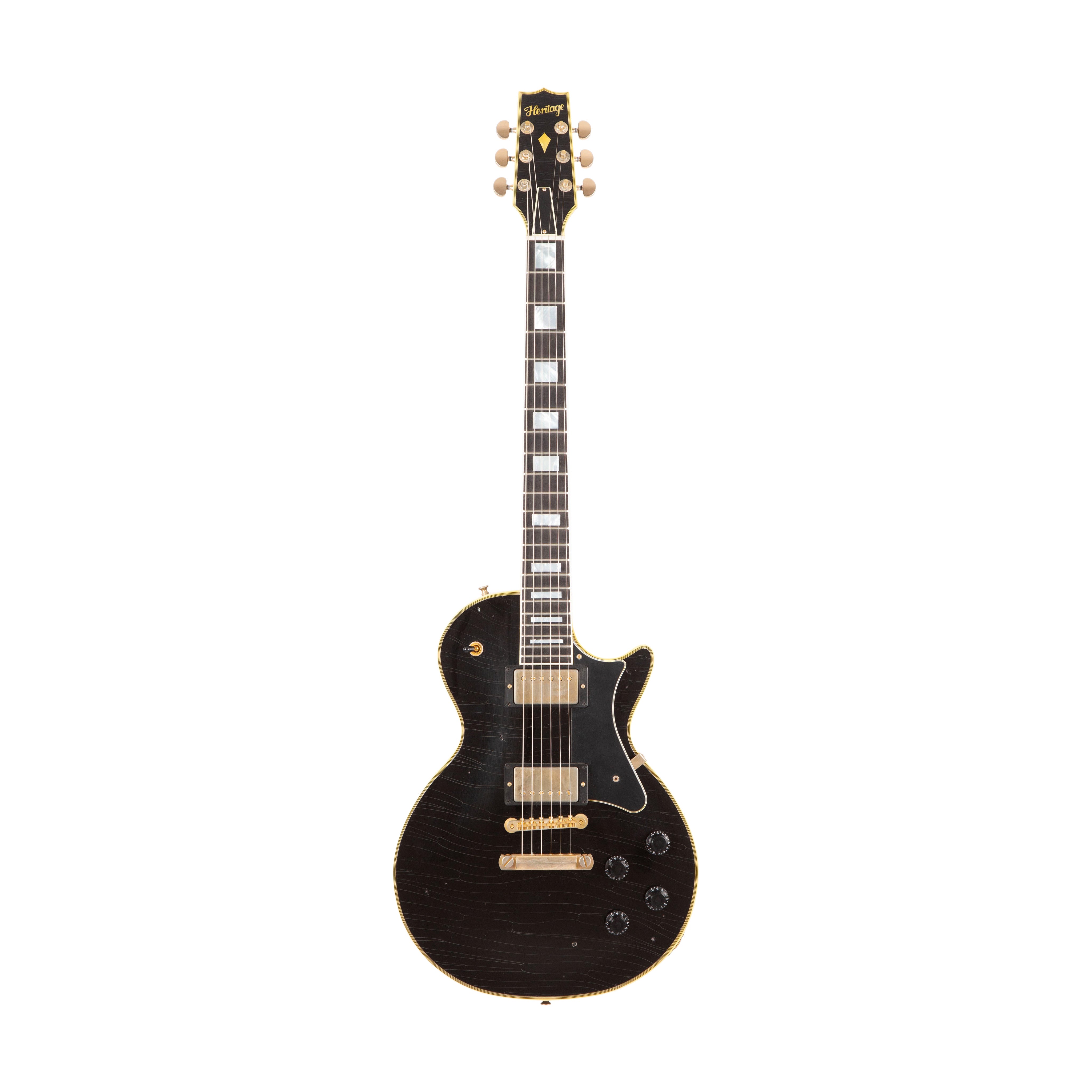 RivemotH Custom Aged Guitars black one風 Heritage Custom Shop Core Collection H-157 Mahogany Top Electric