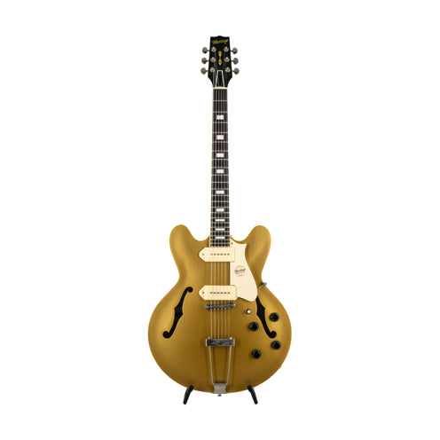 Heritage Custom Shop Factory Special H-530 Electric Guitar w/Case, Gold Top, Artisan Aged