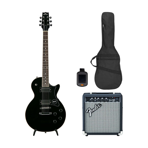 Heritage Ascent Collection H-150 Electric Guitar Bundle, Black (NEW)