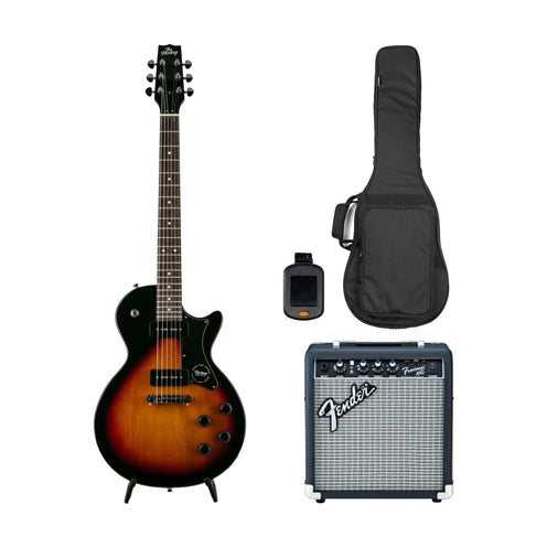 Heritage Ascent Collection H-137 P90 Electric Guitar Bundle, Sunburst (SG)