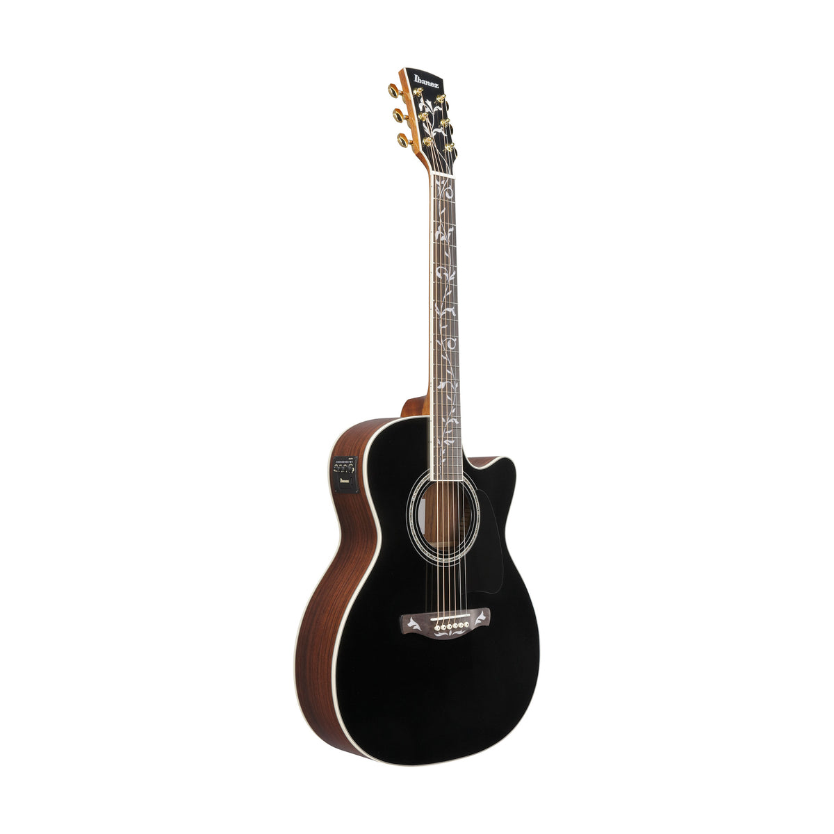 Ibanez Artwood AC391RCE-BKH Acoustic Guitar, Black High Gloss