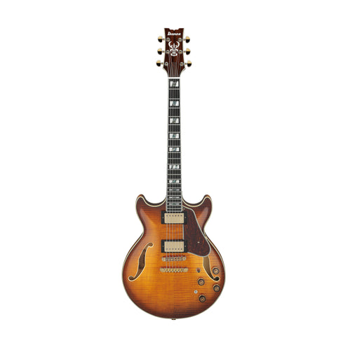 Ibanez Artstar AM153FM-ATT Electric Guitar w/Case, Antique Tobacco Burst