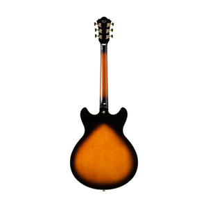 Ibanez Prestige Artstar AS2000-BS Semi-hollowbody Electric Guitar w/Case, Brown Sunburst