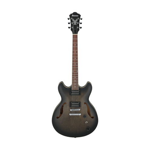 Ibanez Artcore AS53-TKF Electric Guitar, Transparent Black Flat