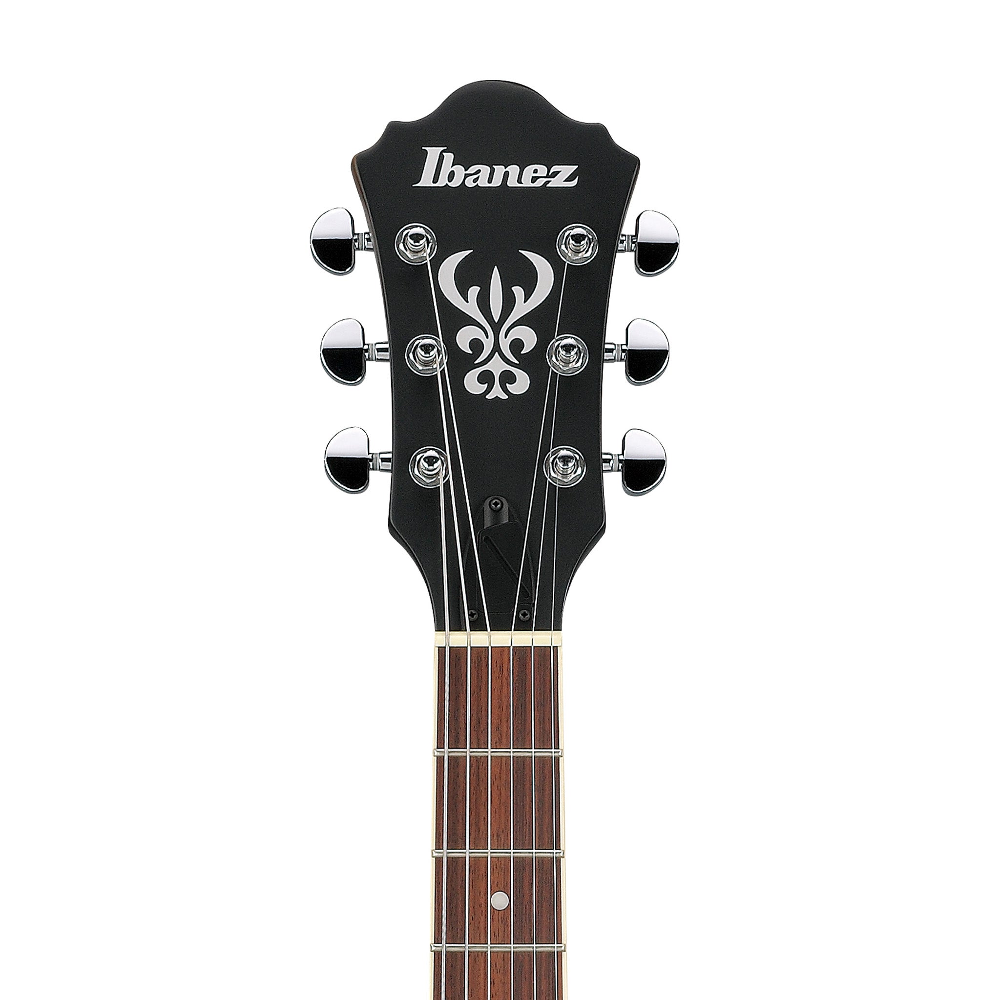 Ibanez Artcore AS53-TKF Electric Guitar, Transparent Black Flat