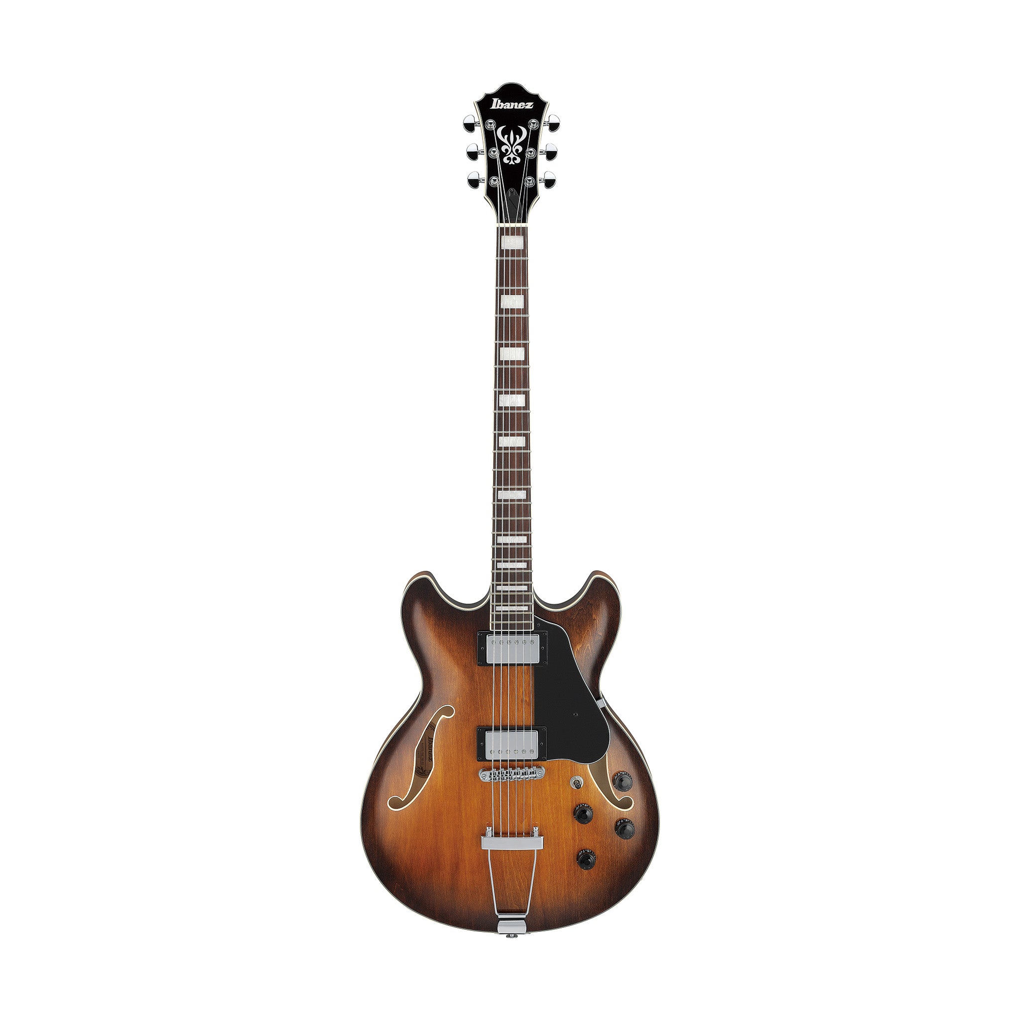Ibanez Artcore AS7328-TBC Baritone Electric Guitar, Tobacco Brown