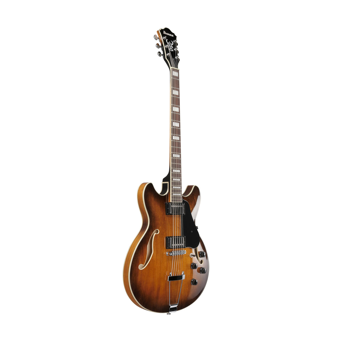 Ibanez Artcore AS7328-TBC Baritone Electric Guitar, Tobacco Brown