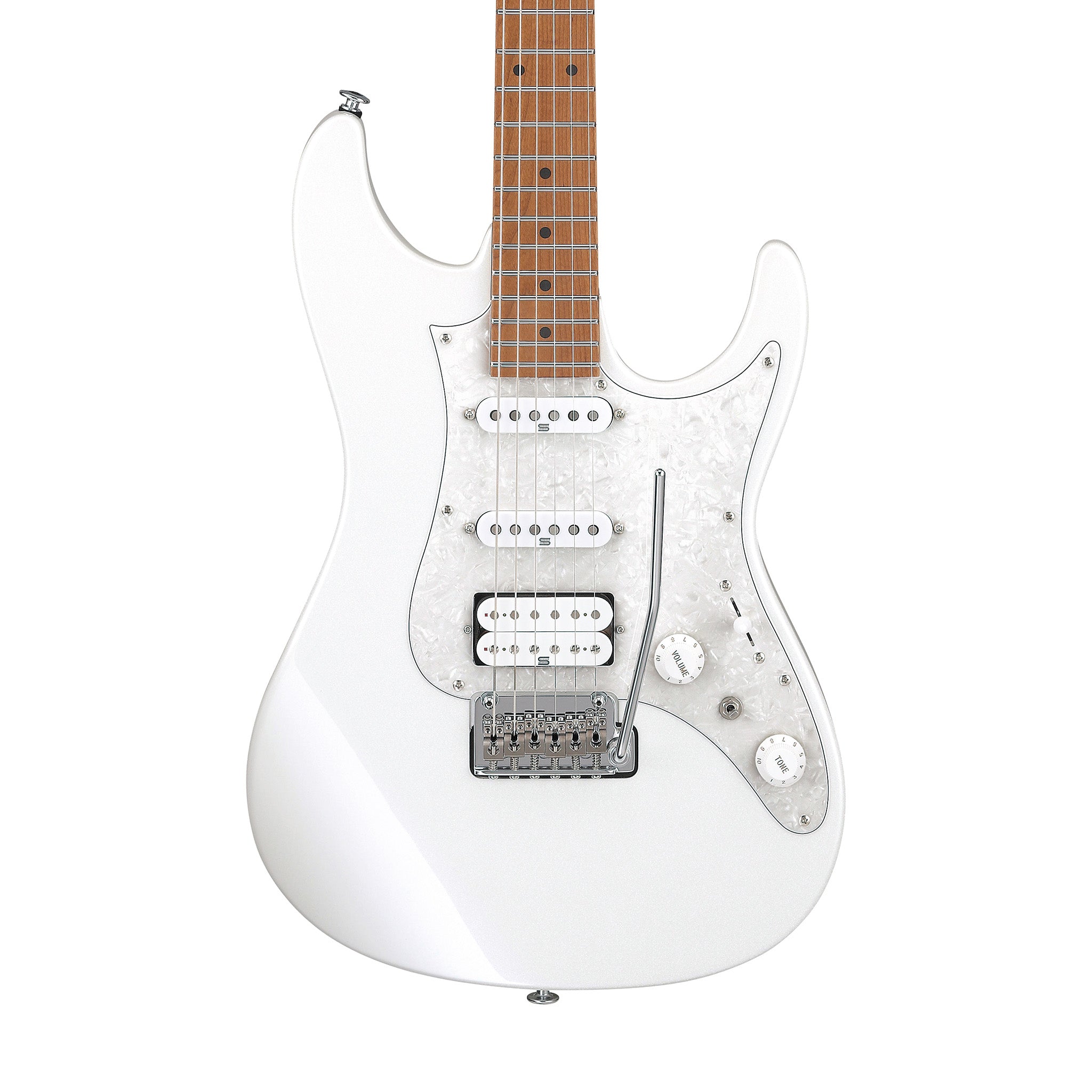 Ibanez Prestige AZ2204-PW Electric Guitar w/Case, Pearl White