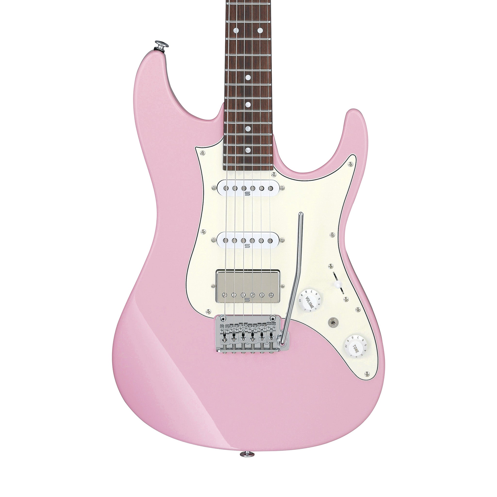 ギター Ibanez AZ2204NW PPK Ibanez Prestige AZ2204NW-PPK Electric Guitar w/Case, Pastel Pink