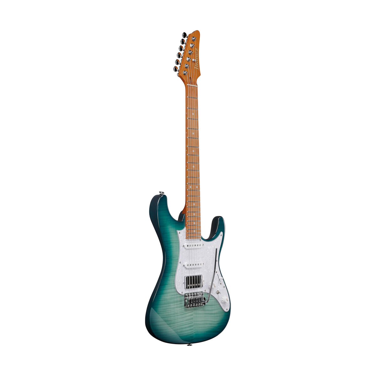 Ibanez AZ22S1F-TXB Electric Guitar, Transparent Turquoise Burst