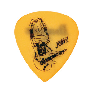 Ibanez B1000PG-YE Paul Gilbert Guitar Pick Set, Yellow, 6pcs
