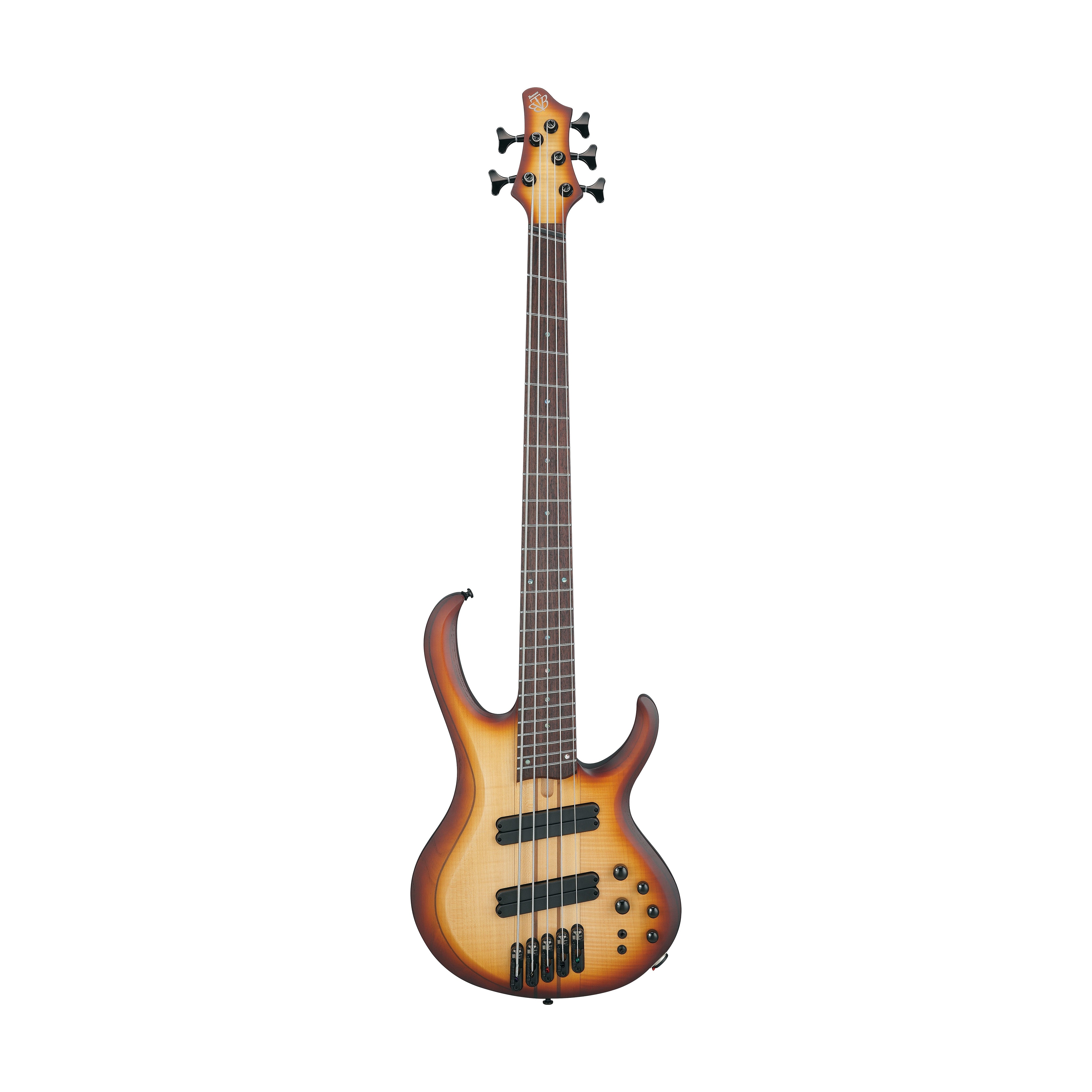 Ibanez BTB705LM-NNF 5-String Electric Bass Guitar, Natural Browned