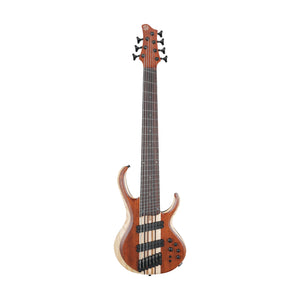 Ibanez BTB7MS-NML 7-String Electric Bass Guitar, Natural Mocha Low Gloss