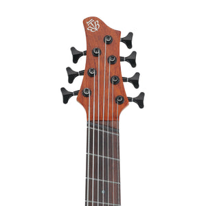 Ibanez BTB7MS-NML 7-String Electric Bass Guitar, Natural Mocha Low Gloss