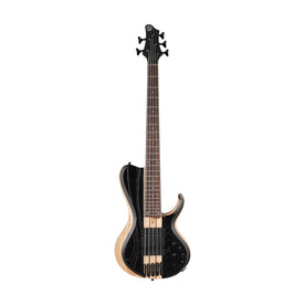 Ibanez Bass Workshop BTB865SC-WKL 5-String Bass Guitar, Weathered Black Low Gloss