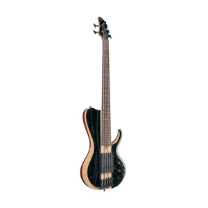 Ibanez Bass Workshop BTB865SC-WKL 5-String Bass Guitar, Weathered Black Low Gloss