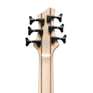 Ibanez Bass Workshop BTB866SC-WKL 6-String Bass Guitar, Weathered Black Low Gloss