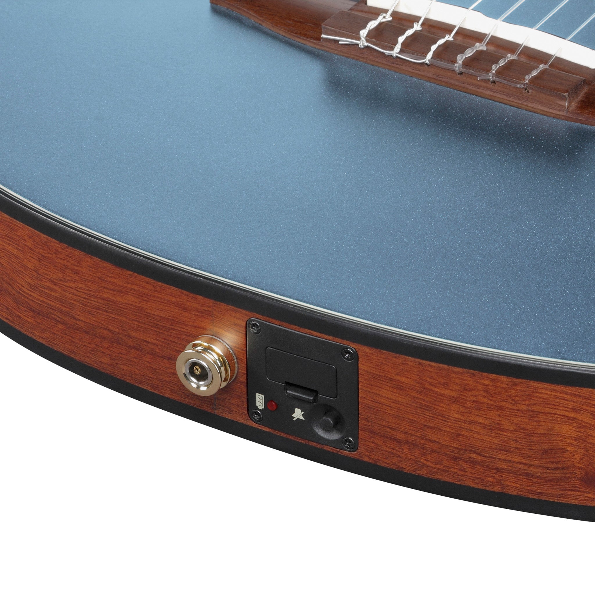 Ibanez FRH10N-IBF Acoustic-Electric Guitar, Indigo Blue Metallic