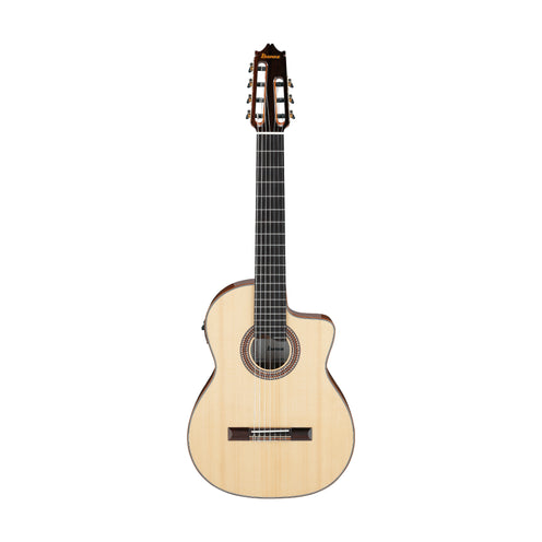 Ibanez GA3007CE-NT 7-String Classical Acoustic-Electric Guitar w/ Case, Natural